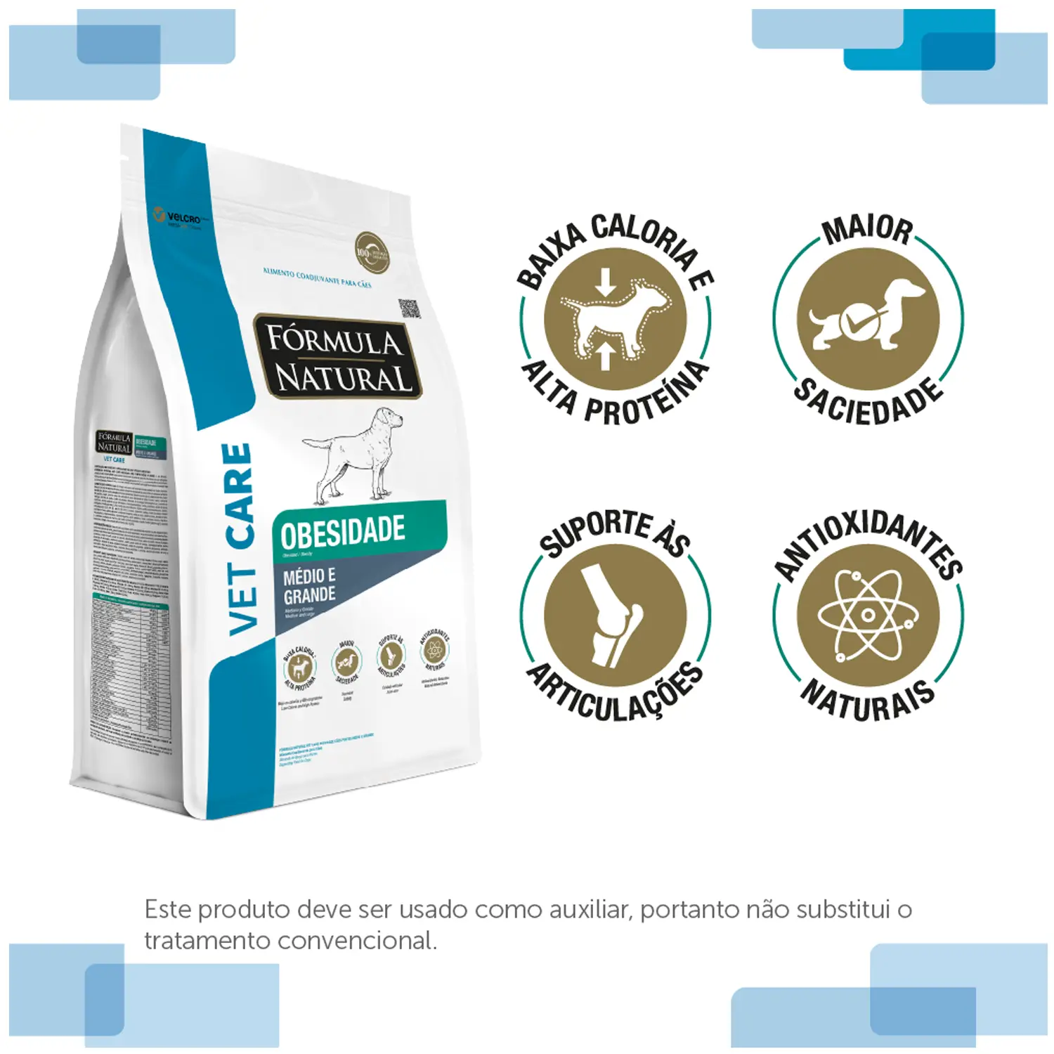 Ração Fórmula Natural Vet Care Obesidade Cães Médio e Grande